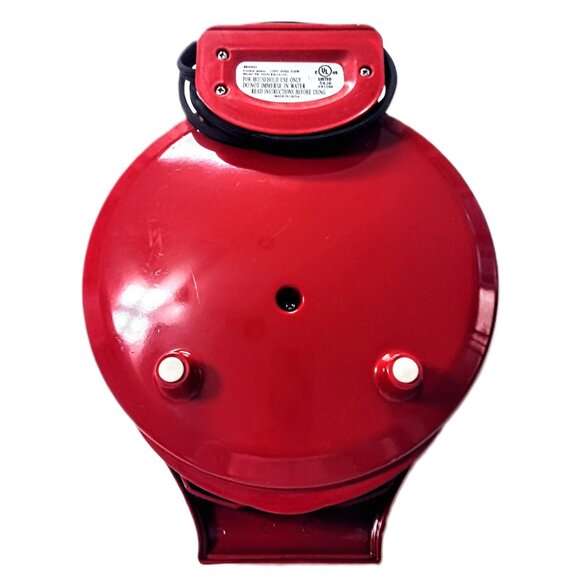 Cookie / Pancake Maker ~ Red-Non-Stick Electric Baker by SENSIO ~ Unused w/o Box - Picture 6 of 12